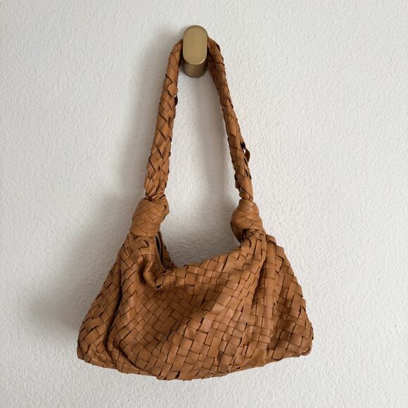 Cleobella Tan Woven Morgan Handbag - Picture 5 of 14